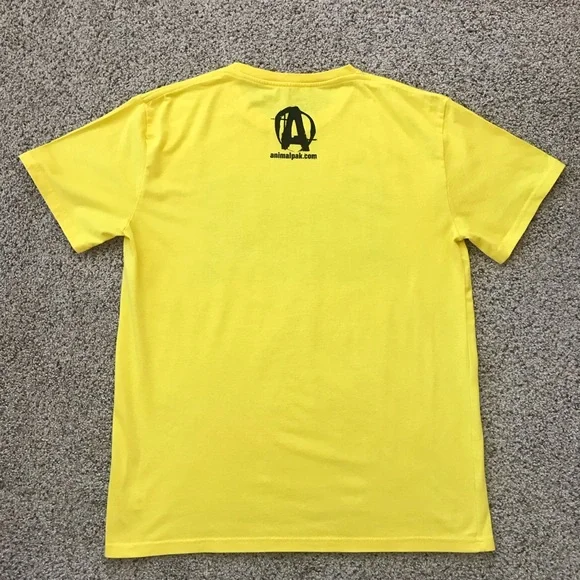 Animal Pak Iconic Yellow t-shirt. Size large. Excellent condition! - Picture 7 of 9